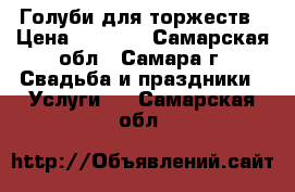 Голуби для торжеств › Цена ­ 1 000 - Самарская обл., Самара г. Свадьба и праздники » Услуги   . Самарская обл.